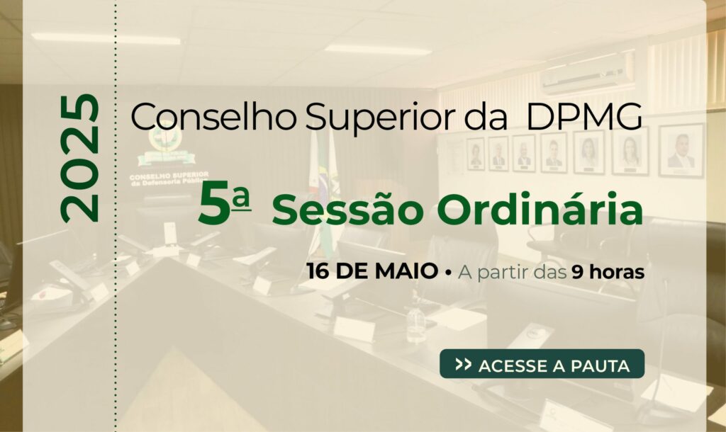 Conselho Superior divulga pauta da 5ª sessão ordinária de 2025 1